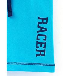 Babyhug Cotton Jersey Knit Mid Thigh Length Shorts Racer Print - Blue