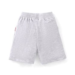 Babyhug Cotton Half Sleeves T-Shirt & Shorts Set Bear Print- Red & White