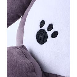 Babyhug Bear With Scarf Soft Toy Purple - Height 33 cm