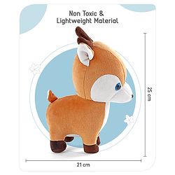 Babyhug Reindeer Soft Toy Brown - Height 25 cm