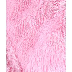 Babyhug Cotton Knit Full Sleeves Solid Color Velour Bath Robe with Hood - Pink