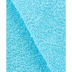 Babyhug Lion Patch Embroidered Towel without Hood - Aqua Blue