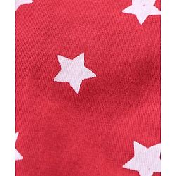Babyhug Cotton Knit Half Sleeves Night Suit Guitar Print - Red