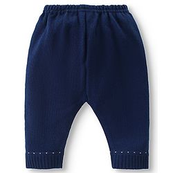 Babyhug Full Sleeves Striped Sweater with Pants Set - Navy Blue