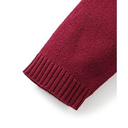 Babyhug Knit Full Sleeves Sweater Set Damask Design - Maroon