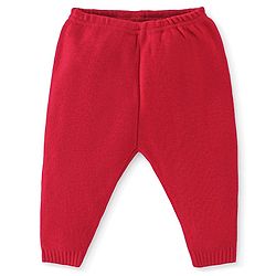 Babyhug Knit Full Sleeves Sweater Set Checks Design - Red & Blue