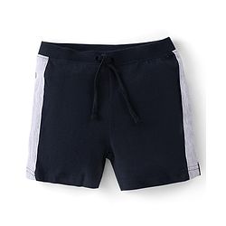 Babyhug Cotton Knit Half Sleeves Night Suit City Print - Grey Melange & Navy Blue