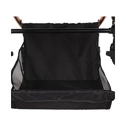Babyhug Majestic Stroller Cum Carry Cot With Canopy - Blue Checked