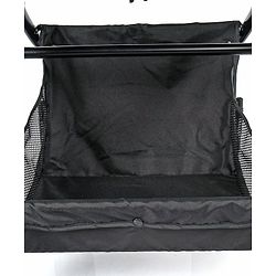 Babyhug Majestic Stroller Cum Carry Cot With Canopy - Blue Checked