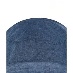 Babyhug Majestic Stroller Cum Carry Cot With Canopy - Blue Checked