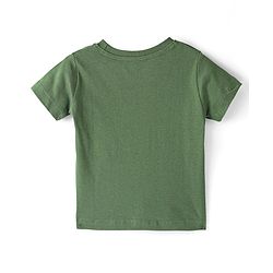 Babyhug Cotton Woven Full Sleeves Shirt with Inner Tee Pine Tree Print - Grey