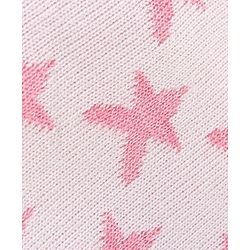 Babyhug Knit Full Sleeves Star Print Baby Sweater Sets - OffWhite