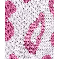 Babyhug Knit Full Sleeves Printed Baby Sweater Sets - Pink
