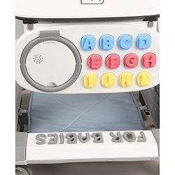 Babyhug Multifunctional Musical Anti-Fall & Convertible Baby Walker - Black
