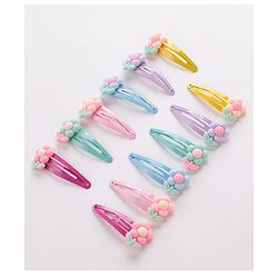 Babyhug Snap Clips Free Size Pack of 6 - Multicolor