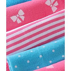 Babyhug Knit Terry Wash cloths Pack of 6 - Multicolour