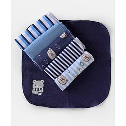 Babyhug Knit Terry Wash cloth Pack of 6 - Multicolour