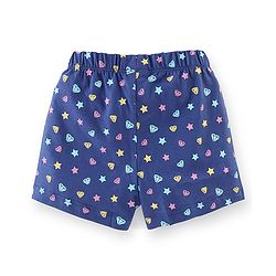 Babyhug Cotton Knit Half Sleeves Night Unicorn Print - Yellow