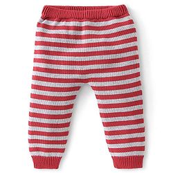 Babyhug Organic Cotton Knit Full Sleeves Baby Sweater Set with Cap & Chipmunk Applique - Red