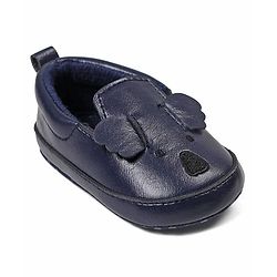 Cute Walk by Babyhug Slip On Booties - Navy Blue