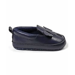 Cute Walk by Babyhug Slip On Booties - Navy Blue