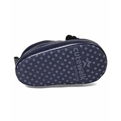 Cute Walk by Babyhug Slip On Booties - Navy Blue