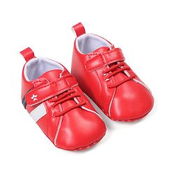 Cute Walk by Babyhug Velcro Closure Booties - Red