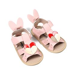 Cute Walk by Babyhug Booties with Velcro Closure - Pink