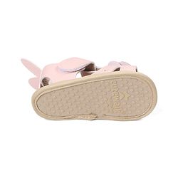 Cute Walk by Babyhug Booties with Velcro Closure - Pink