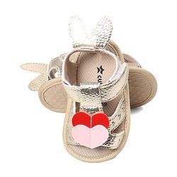 Cute Walk by Babyhug Booties with Velcro Closure - Pink