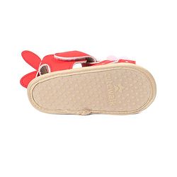 Cute Walk by Babyhug Booties with Velcro Closure - Pink