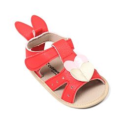 Cute Walk by Babyhug Booties with Velcro Closure - Pink