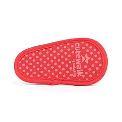 Cute Walk by Babyhug Slip On Booties Bow Applique  - Pink