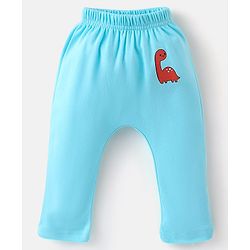 Babyhug Cotton Diaper Pants Pack of 3 Striped & Dino Print - Blue