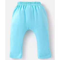 Babyhug Cotton Diaper Pants Pack of 3 Striped & Dino Print - Blue