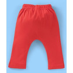 Babyhug Cotton Knee Length Diaper Pants Football Print Pack of 3 - Red & Blue