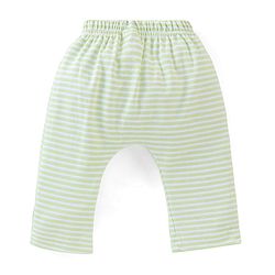 Babyhug Cotton Diaper Pants Striped & Printed Pack of 3 - Peach Blue & Pink