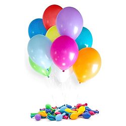 Babyhug Balloons Multicolor - Pack of 50 Pieces