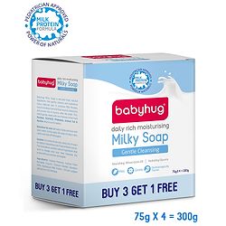Babyhug Daily Rich Moisturising Milky Soap - 75 g