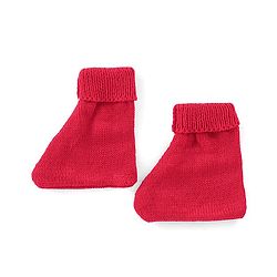 Babyhug Knit Full Sleeves Baby Sweater Set - Navy & Red