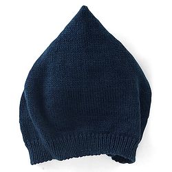Babyhug Knit Full Sleeves Sweater Set Striped - Navy Blue & White