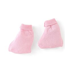 Babyhug Full Sleeves Sweater Set Striped with Cap - Pink