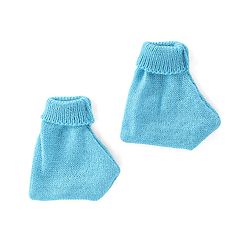 Babyhug Knitted Full Sleeves Sweater Set with Cap & Booties Cable Knit Design - Blue