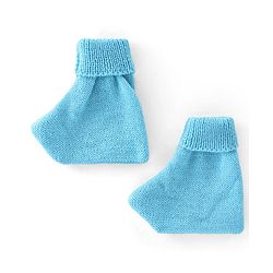 Babyhug Knitted Full Sleeves Sweater Set with Cap & Booties Cable Knit Design - Blue