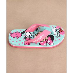 Cute Walk by Babyhug Slip On Flip Flops with Minnie Mouse Print - Pink