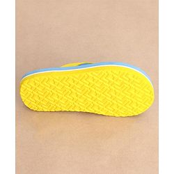 Cute Walk by Babyhug Flip Flops Minions Print - Blue