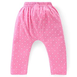 Babyhug Cotton Knee Length Diaper Leggings Floral Print Pack of 3 - Pink & Lilac