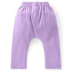 Babyhug Cotton Knee Length Diaper Leggings Floral Print Pack of 3 - Pink & Lilac