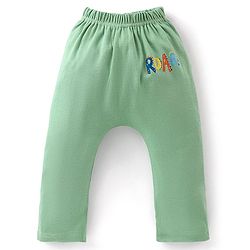 Babyhug Cotton Full Length Striped Diaper Pants Dino Print Pack of 3  - Multicolour
