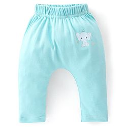 Babyhug Cotton Knit Knee Length Diaper Pants Striped & Stars Printed Pack of 3 - Orange & Blue